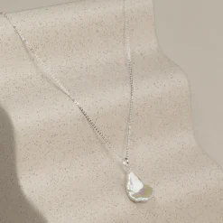 NELLIE PEARL SILVER PENDANT