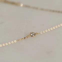 NICOLE PEARL SOLID GOLD BRACELET