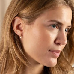 NIKOLA PEARL SOLID GOLD EARRING