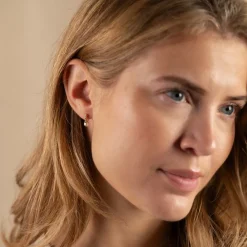 NIKOLA PEARL SOLID GOLD EARRING