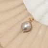 NOELLA GREY PEARL GOLDEN PENDANT