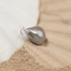 NOELLA GREY PEARL SILVER PENDANT