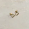 OLEA SOLID GOLD STUD EARRING