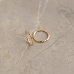 OLIVIA SOLID GOLD CREOL EARRING