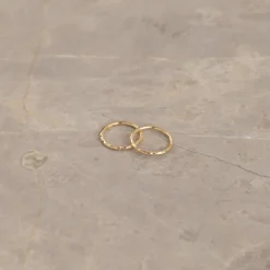 OLIVIA SOLID GOLD CREOL EARRING