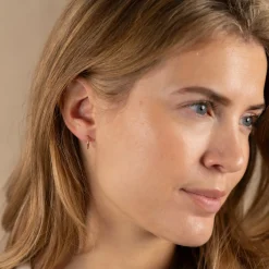 OLIVIA SOLID GOLD CREOL EARRING