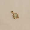OPHELIA AQUA GOLDEN PENDANT - Sisi Copenhagen