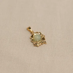 OPHELIA AQUA GOLDEN PENDANT - Sisi Copenhagen