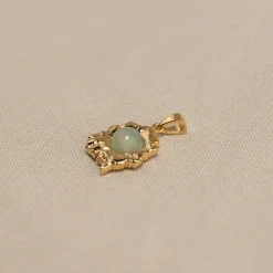 OPHELIA AQUA GOLDEN PENDANT - Sisi Copenhagen