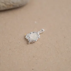 OPHELIA LIGHT GREY SILVER PENDANT - Sisi Copenhagen