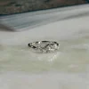 ORGANIC CLUSTER DIAMOND RING - 0.9ct - WG