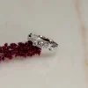 ORGANIC CLUSTER DIAMOND RING - 0.7ct - WG