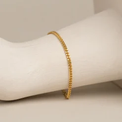 Panserkæde armbånd | Smykker i 18 karat 925 sterlingsølv