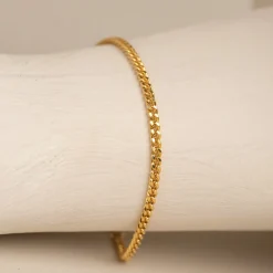Panserkæde armbånd | Smykker i 18 karat 925 sterlingsølv