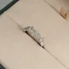 PEAR ALLIANCE CLUSTER DIAMOND RING - 1.2ct - WG