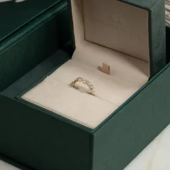 PEAR ALLIANCE CLUSTER DIAMOND RING - 1.2ct - YG