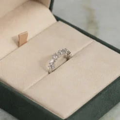 PEAR ALLIANCE CLUSTER DIAMOND RING - 1.2ct - WG