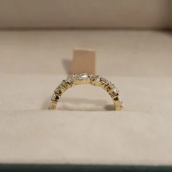 PEAR ALLIANCE CLUSTER DIAMOND RING - 1.2ct - YG
