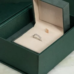 PEAR ALLIANCE CLUSTER DIAMOND RING - 1.2ct - WG