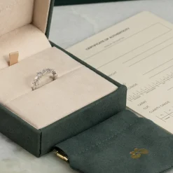 PEAR ALLIANCE CLUSTER DIAMOND RING - 1.2ct - WG