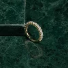 PRINCESS-CUT HALF-ALLIANCE DIAMOND RING - 1.5ct - YG