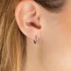 PRONG DIAMOND CREOL EARRING - 0.35ct - WG