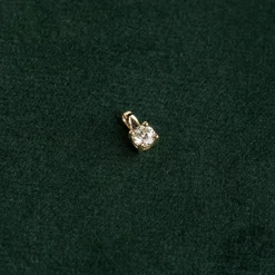 PRONG SOLITAIRE DIAMOND PENDANT - 0.25ct - YG