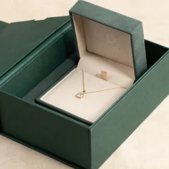 PRONG SOLITAIRE DIAMOND PENDANT - 1.0ct - YG