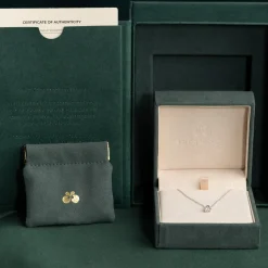 PRONG SOLITAIRE DIAMOND PENDANT - 0.5ct - WG