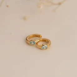 REBEKKA GREEN GOLDEN CREOL EARRING - Sisi Copenhagen