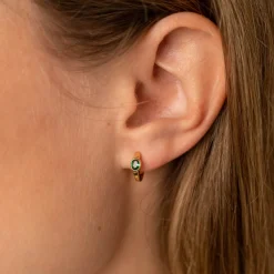 REBEKKA GREEN GOLDEN CREOL EARRING - Sisi Copenhagen
