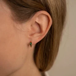 REBEKKA GREEN GOLDEN CREOL EARRING - Sisi Copenhagen