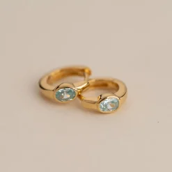 REBEKKA GREEN GOLDEN CREOL EARRING - Sisi Copenhagen