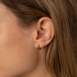 REBEKKA GREEN GOLDEN CREOL EARRING - Sisi Copenhagen