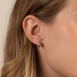 REBEKKA GREEN GOLDEN CREOL EARRING - Sisi Copenhagen