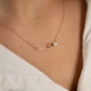 RIVA PEARL SOLID GOLD NECKLACE