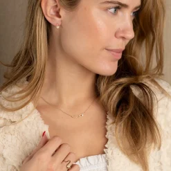 RIVA PEARL SOLID GOLD NECKLACE
