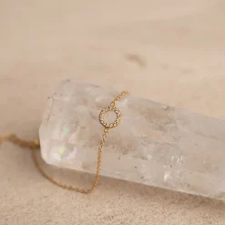 ROBERTA CRYSTAL GOLDEN BRACELET - Sisi Copenhagen