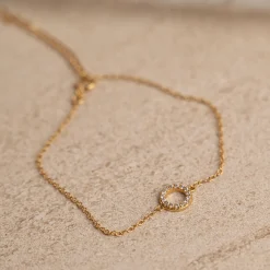 ROBERTA CRYSTAL GOLDEN BRACELET - Sisi Copenhagen