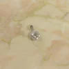 ROUND HALO DIAMOND PENDANT - 0.66ct - WG