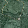ROUND PAVE DIAMOND PENDANT - 0.2ct - YG