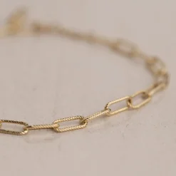 ROXANNE SOLID GOLD BRACELET - B&T Kustom Designs