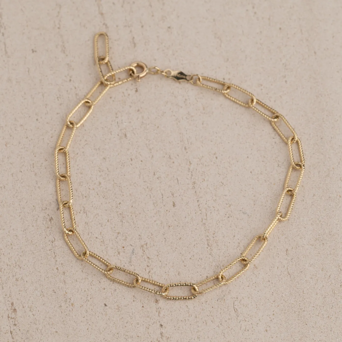 ROXANNE SOLID GOLD BRACELET - B&T Kustom Designs