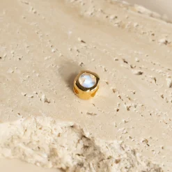 SELENE MOONSTONE GOLDEN FLOATING PENDANT