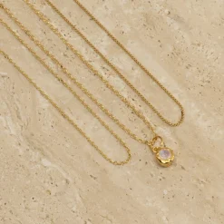 SELENE MOONSTONE GOLDEN PENDANT
