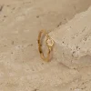 SELENE MOONSTONE GOLDEN RING