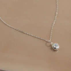 SELENE MOONSTONE SILVER PENDANT