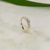 SEVEN-STONE TRELLIS DIAMOND RING - 0.7ct - YG
