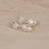 SHELLY PEARL SILVER EARRING