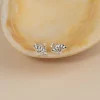 SHELLY SILVER STUD EARRING
